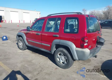 2006 Jeep Liberty Sport из США, поврежденный, VIN 1J8GL48K16W268878